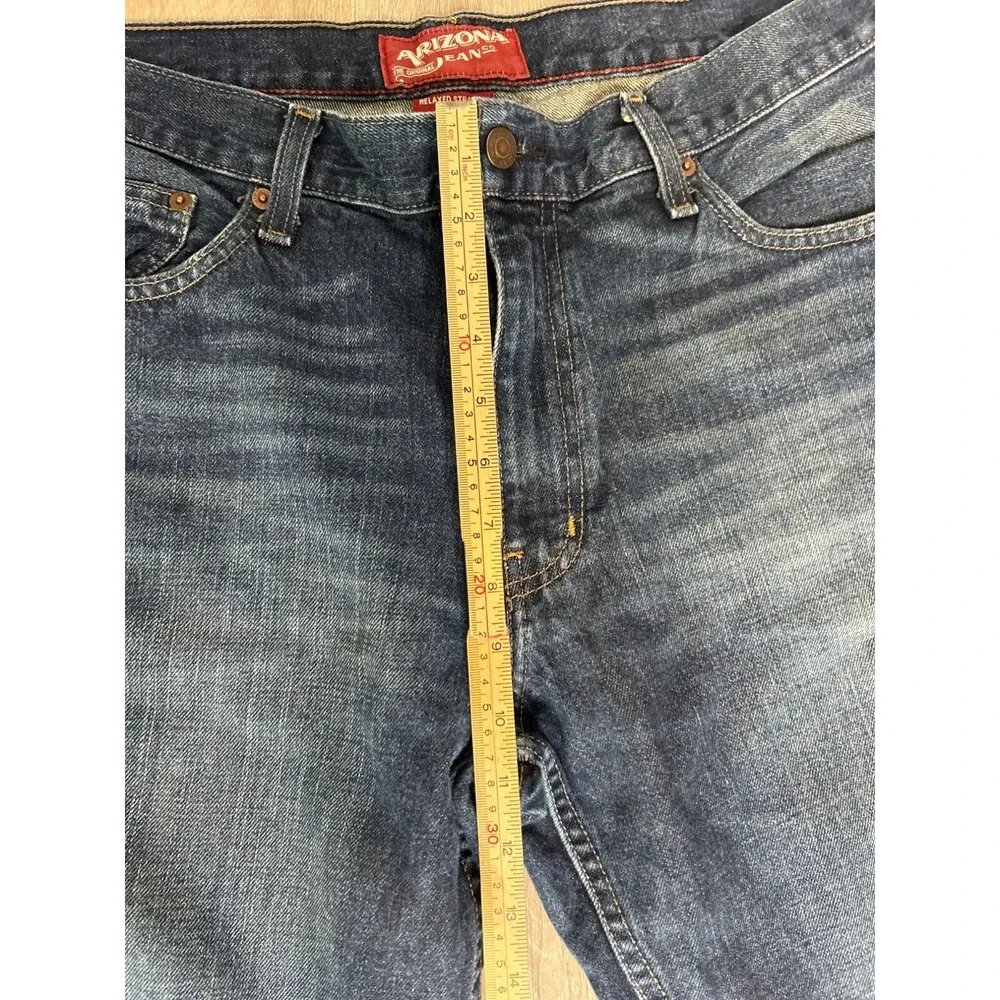 Arizona Jean Co. Mens 100% Cotton Denim Jeans 34x34 Straight Leg‎ Classic Fit